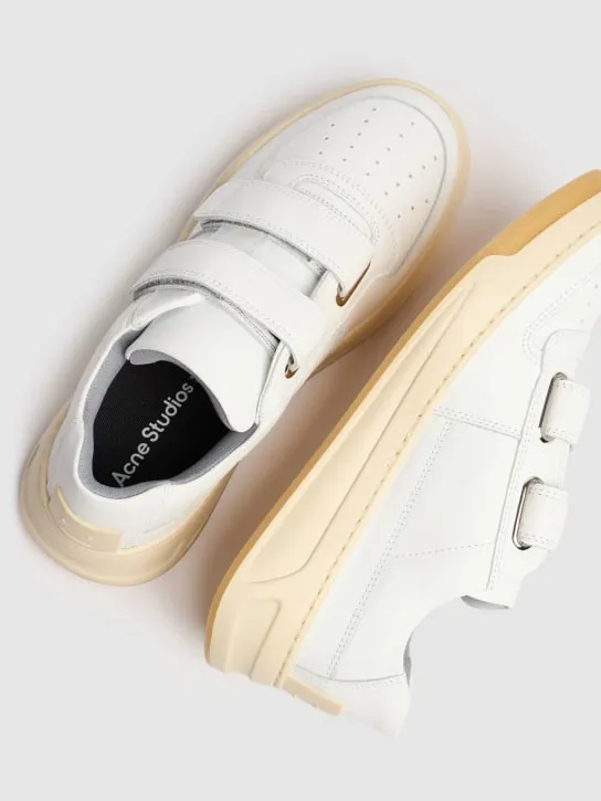 Acne Studios   Steffey leather low top sneakers 