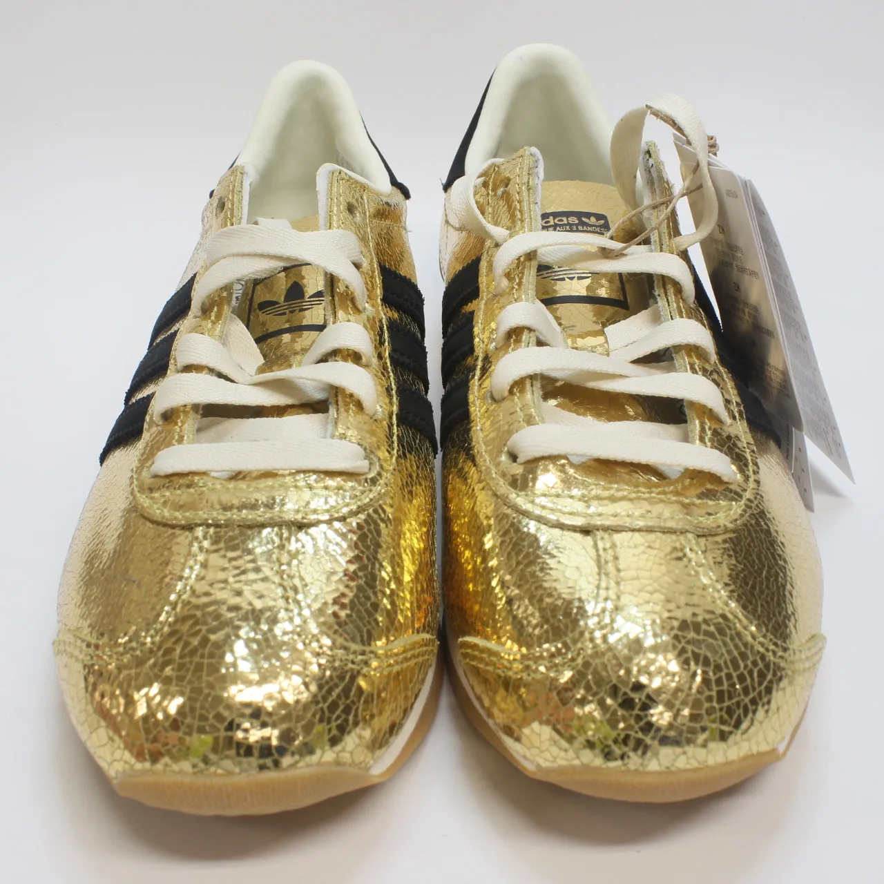 adidas Country OG Trainers Gold Metallic Black Offwhite