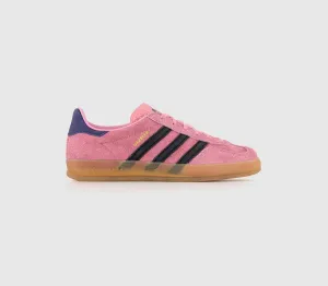 adidas Gazelle Indoor Bliss Pink Black Collegiate Purple Trainers