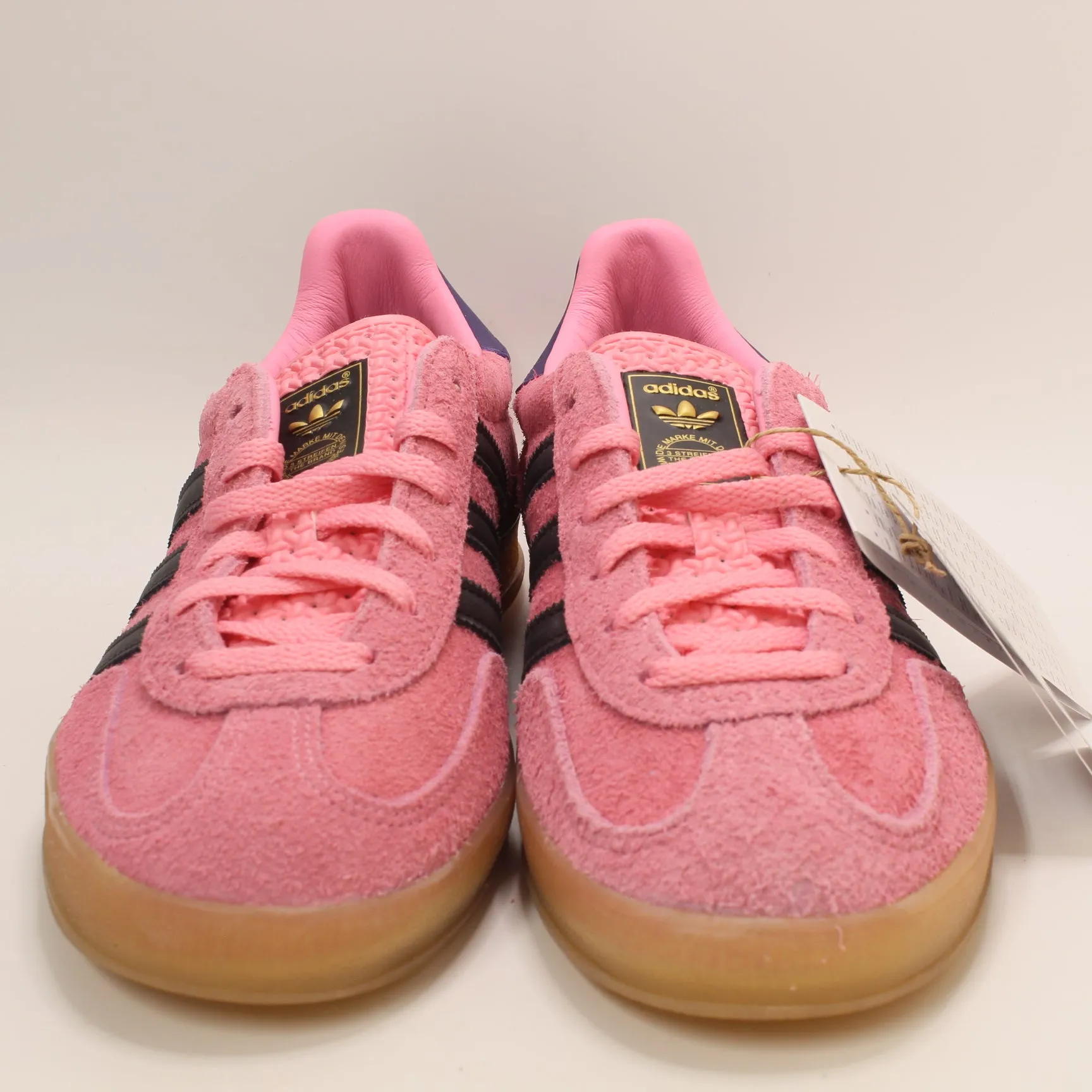 adidas Gazelle Indoor Bliss Pink Black Collegiate Purple Trainers