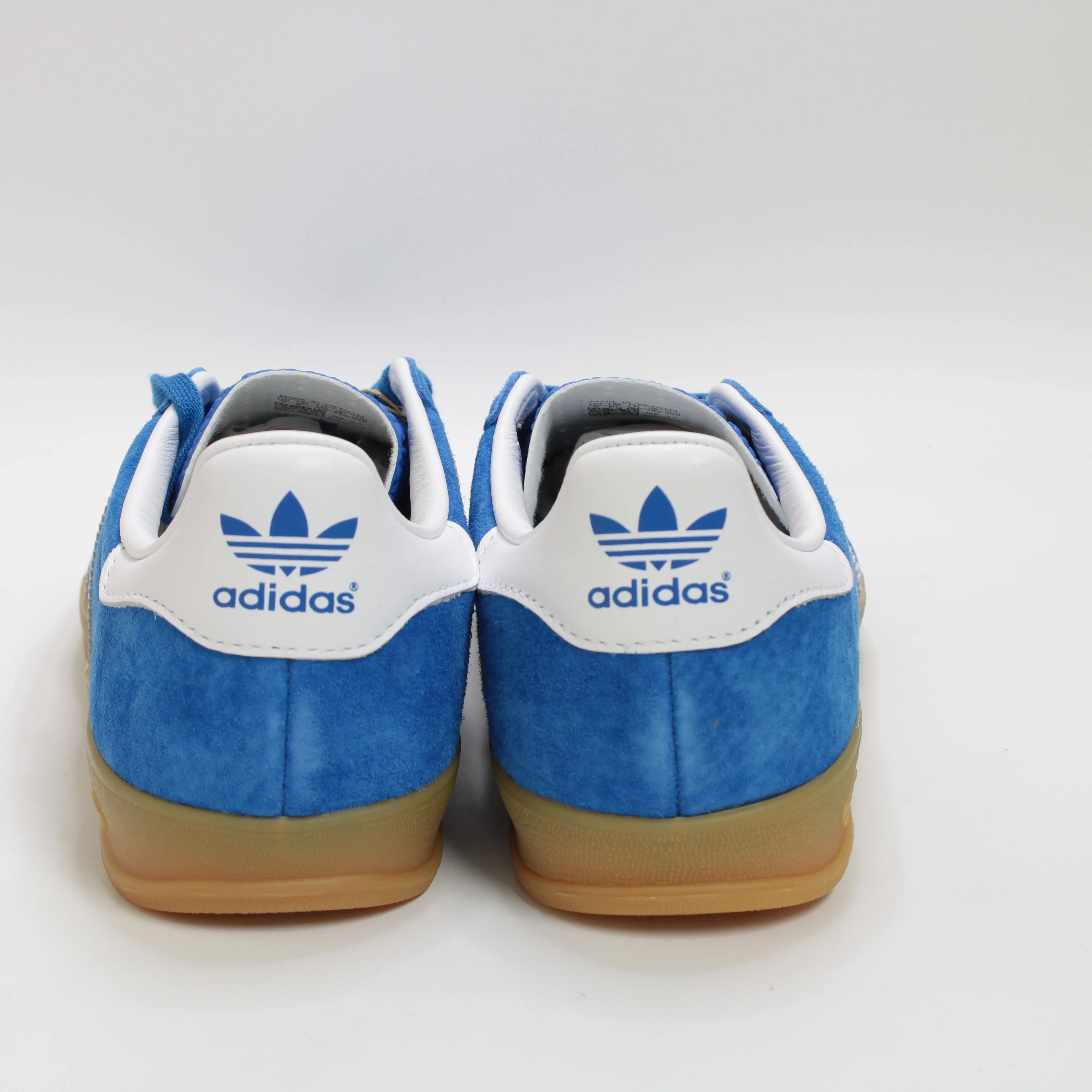 adidas Gazelle Indoor Blue White Gum Trainers
