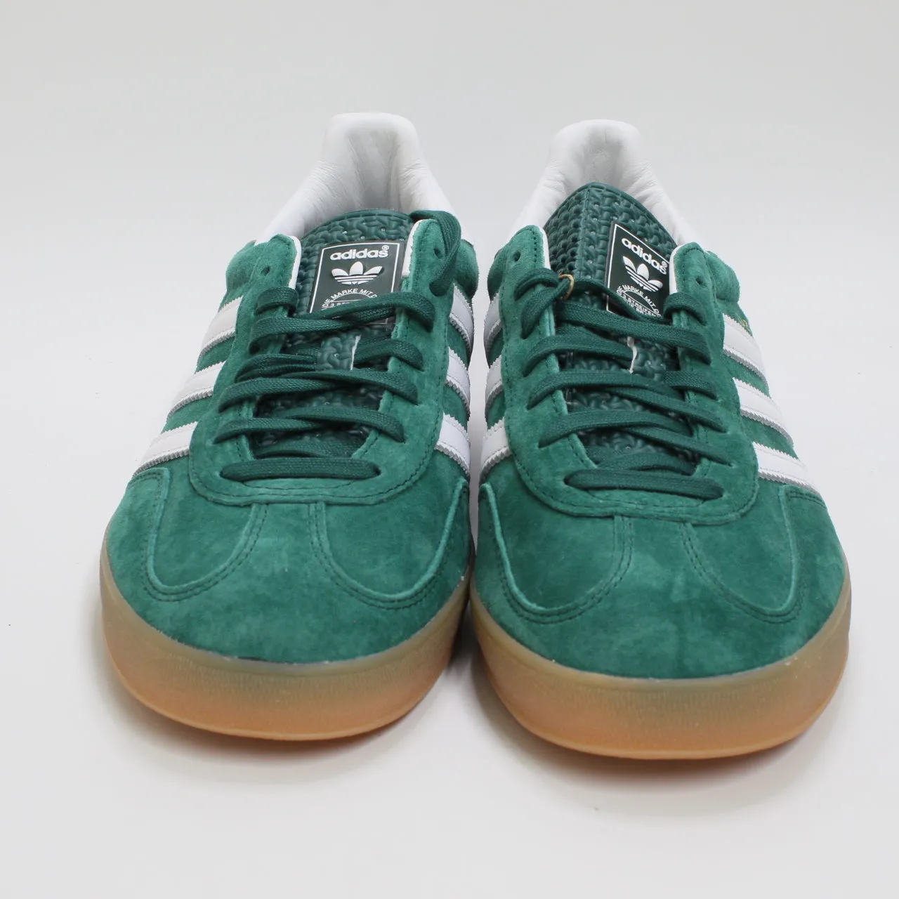 adidas Gazelle Indoor Collegiate Green White Gum Trainers