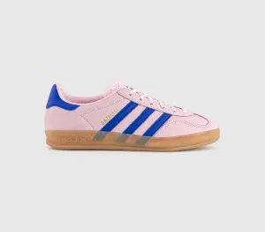 adidas Gazelle Indoor Trainers Clear Pink Lucid Blue Gum