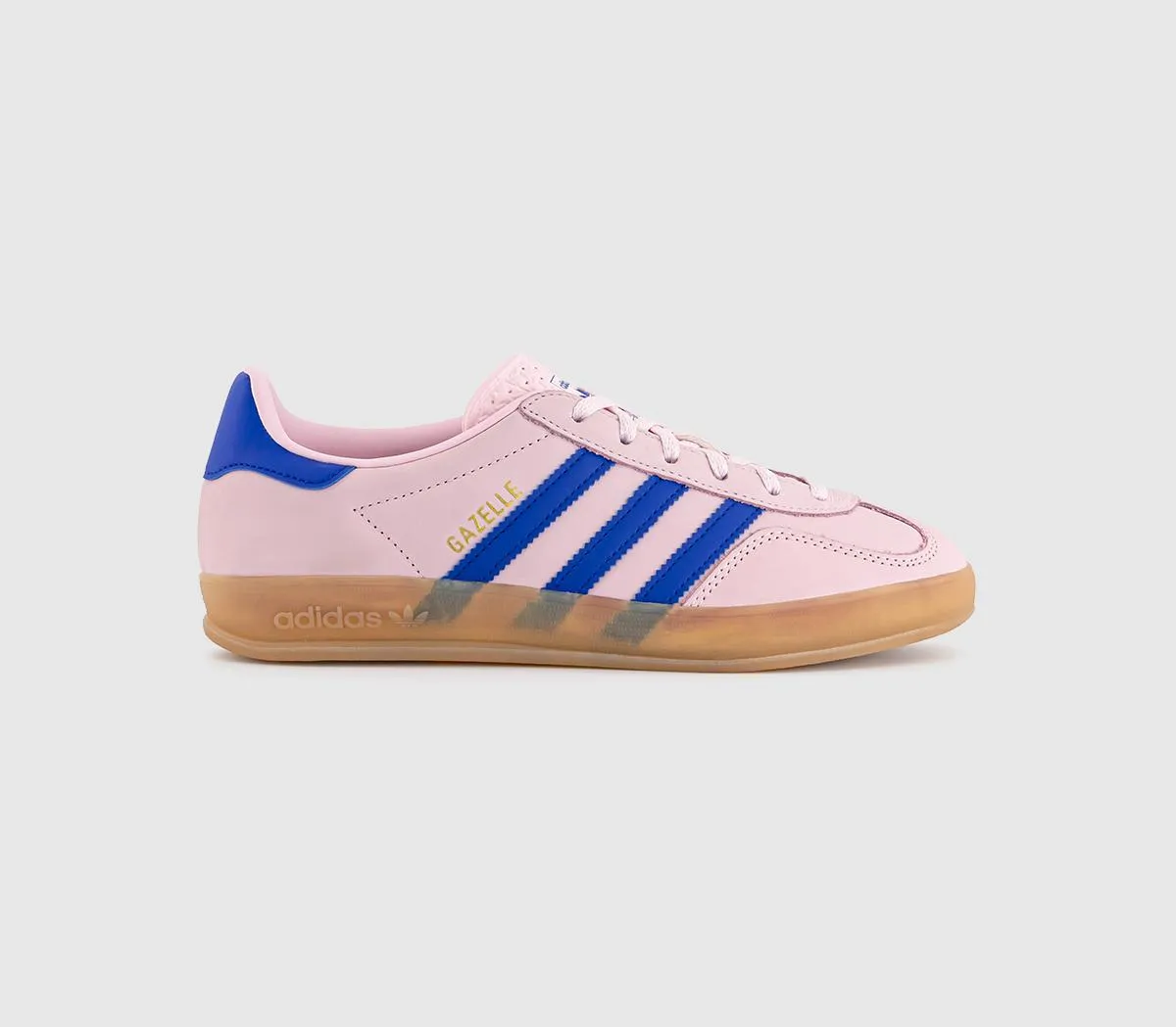 adidas Gazelle Indoor Trainers Clear Pink Lucid Blue Gum