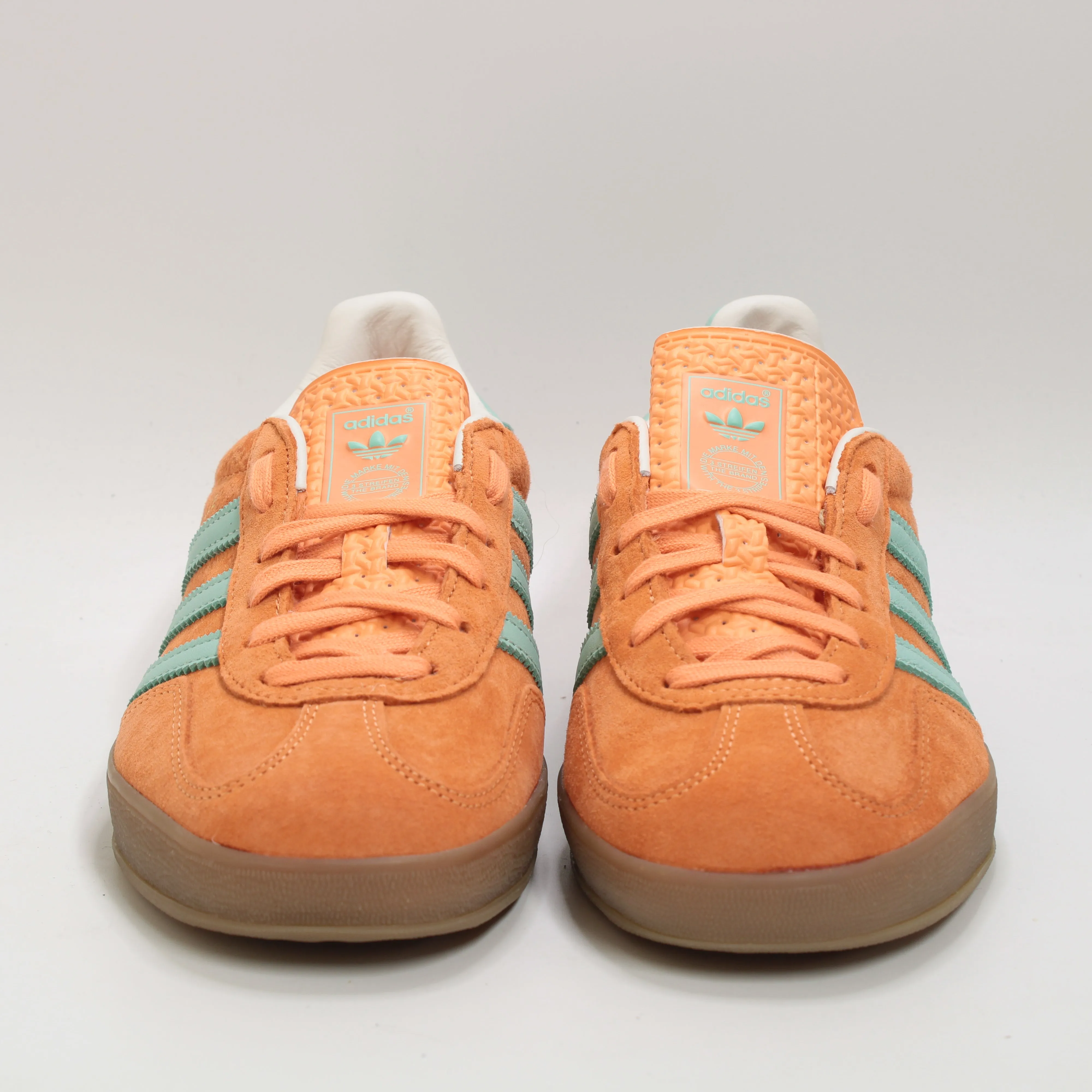 adidas Gazelle Indoor Trainers Easy Orange Clear Mint Gum