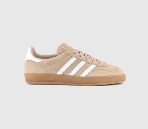 adidas Gazelle Indoor Trainers Magic Beige White Gum