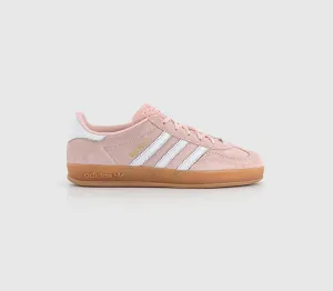 adidas Gazelle Indoor Trainers Sandy Pink White Gum