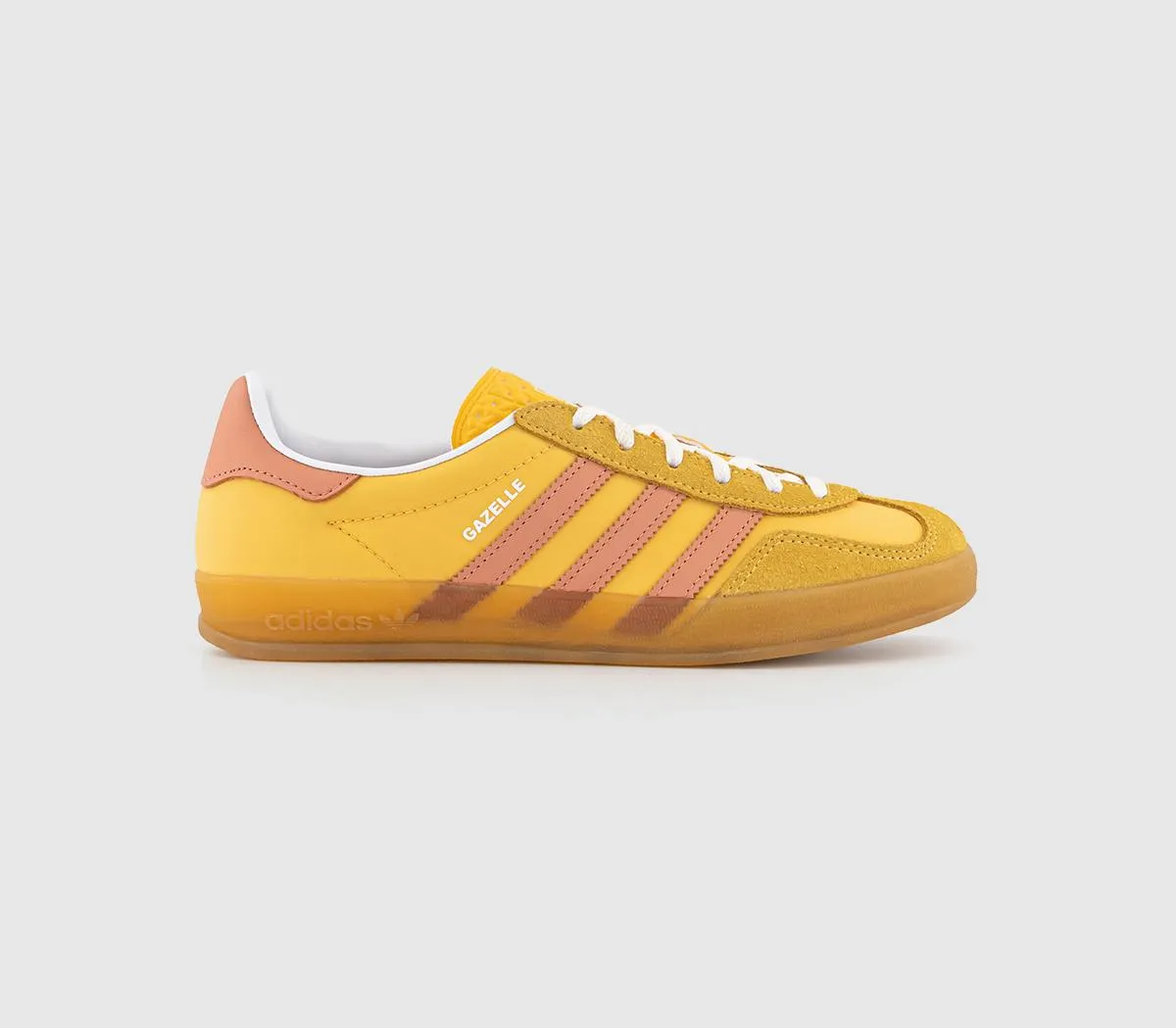 adidas Gazelle Indoor Trainers Semi Spark Wonder Clay White