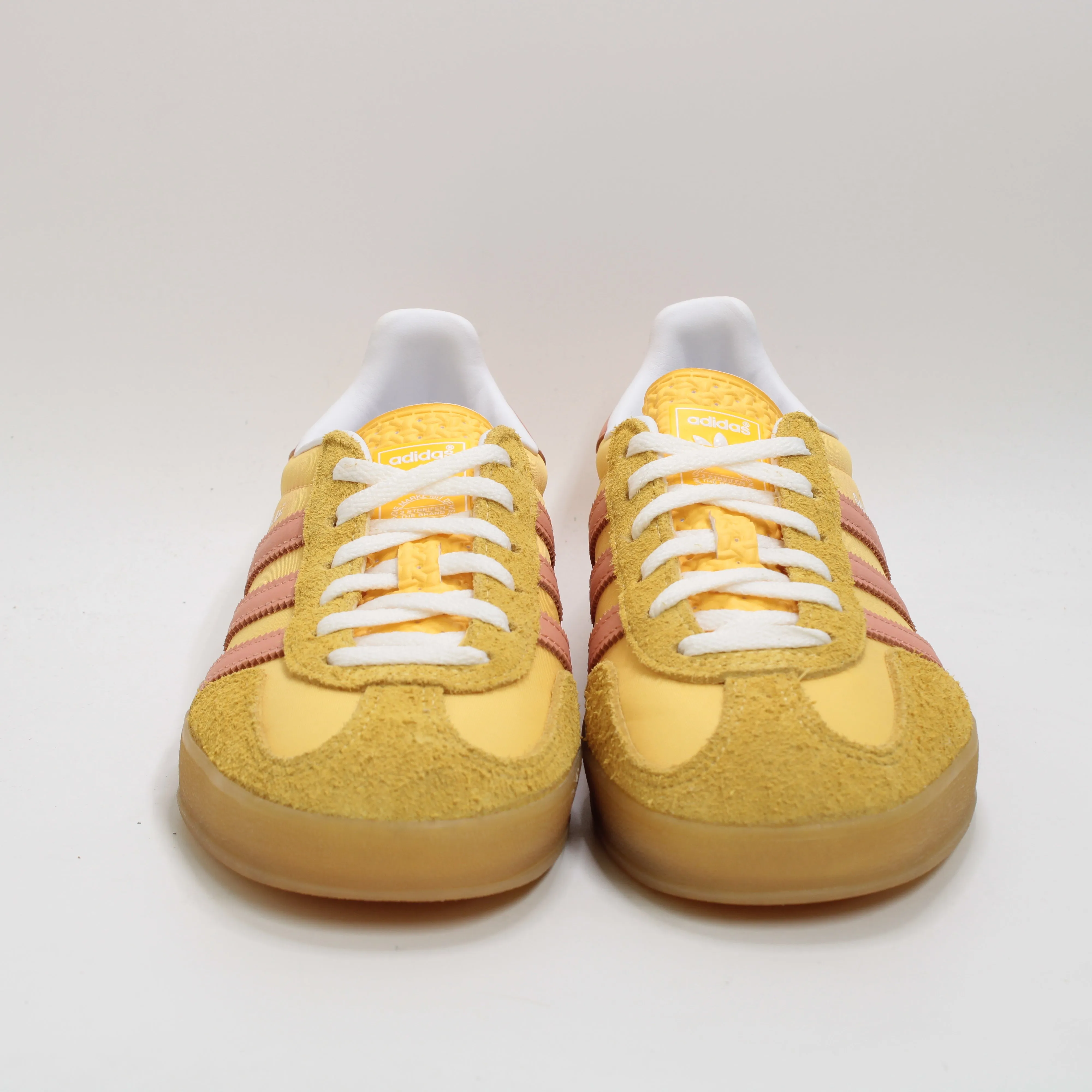 adidas Gazelle Indoor Trainers Semi Spark Wonder Clay White