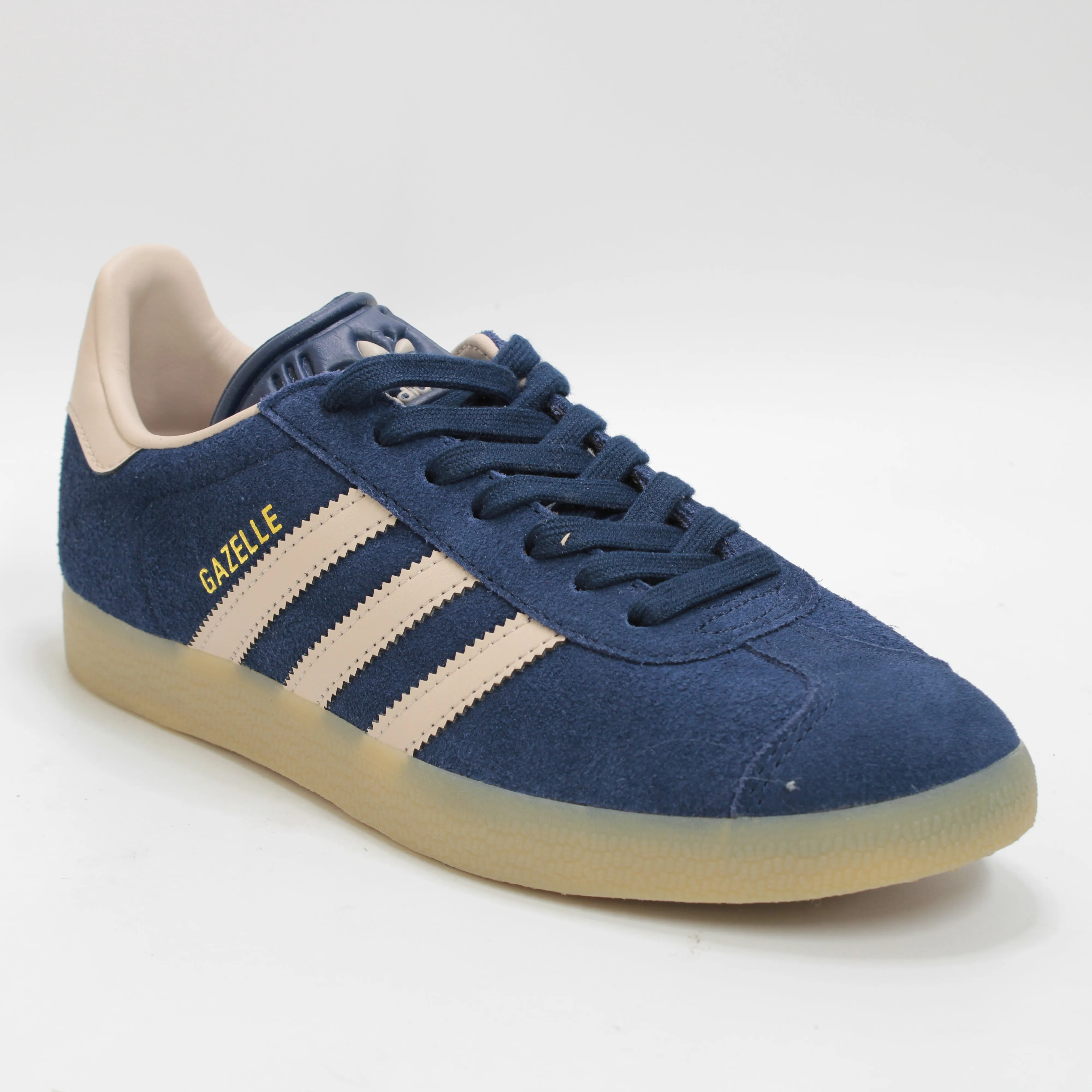 adidas Gazelle Night Indigo Wonder Taupe Gum Trainers