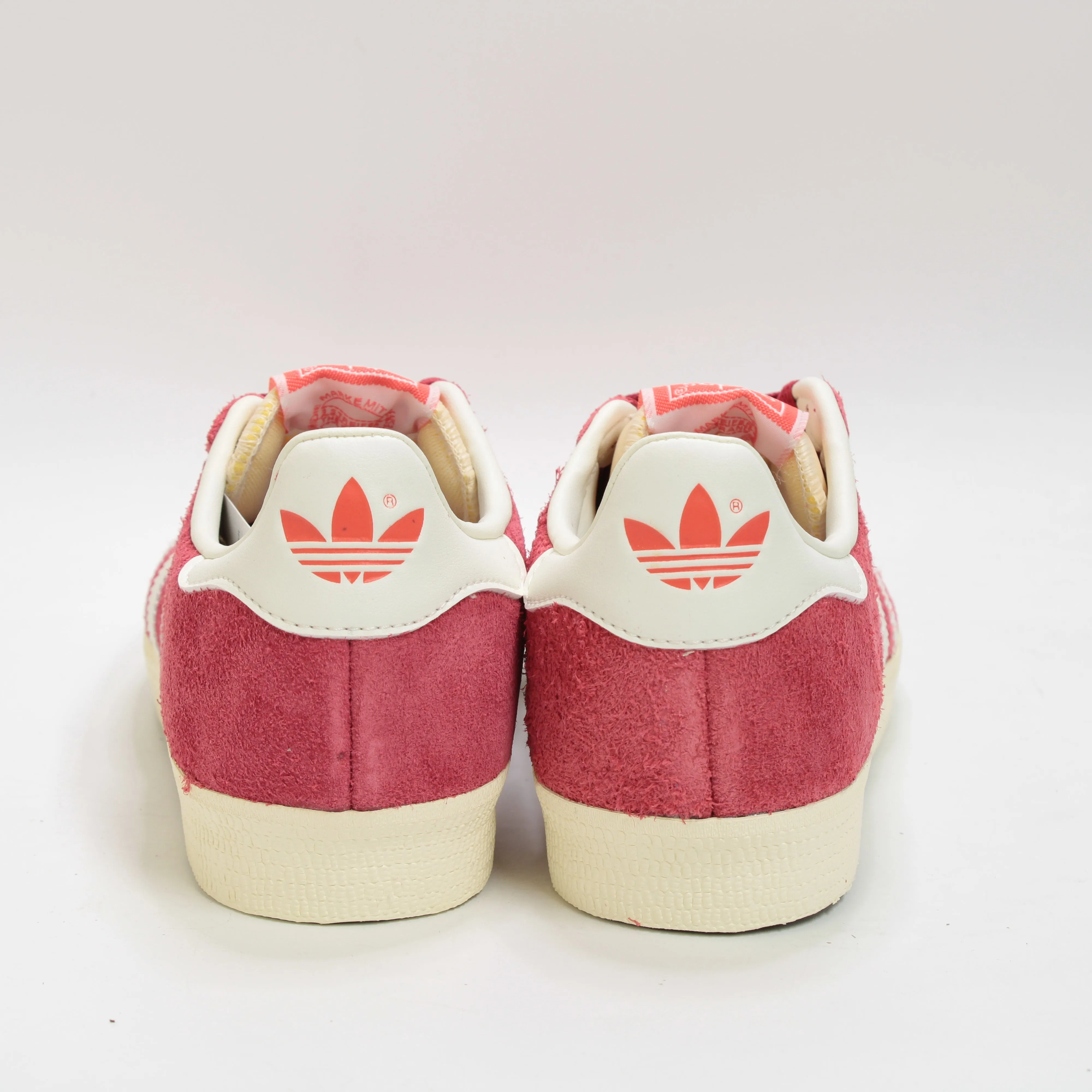 adidas Gazelle Trainers Team Victory Red Off White Cream White
