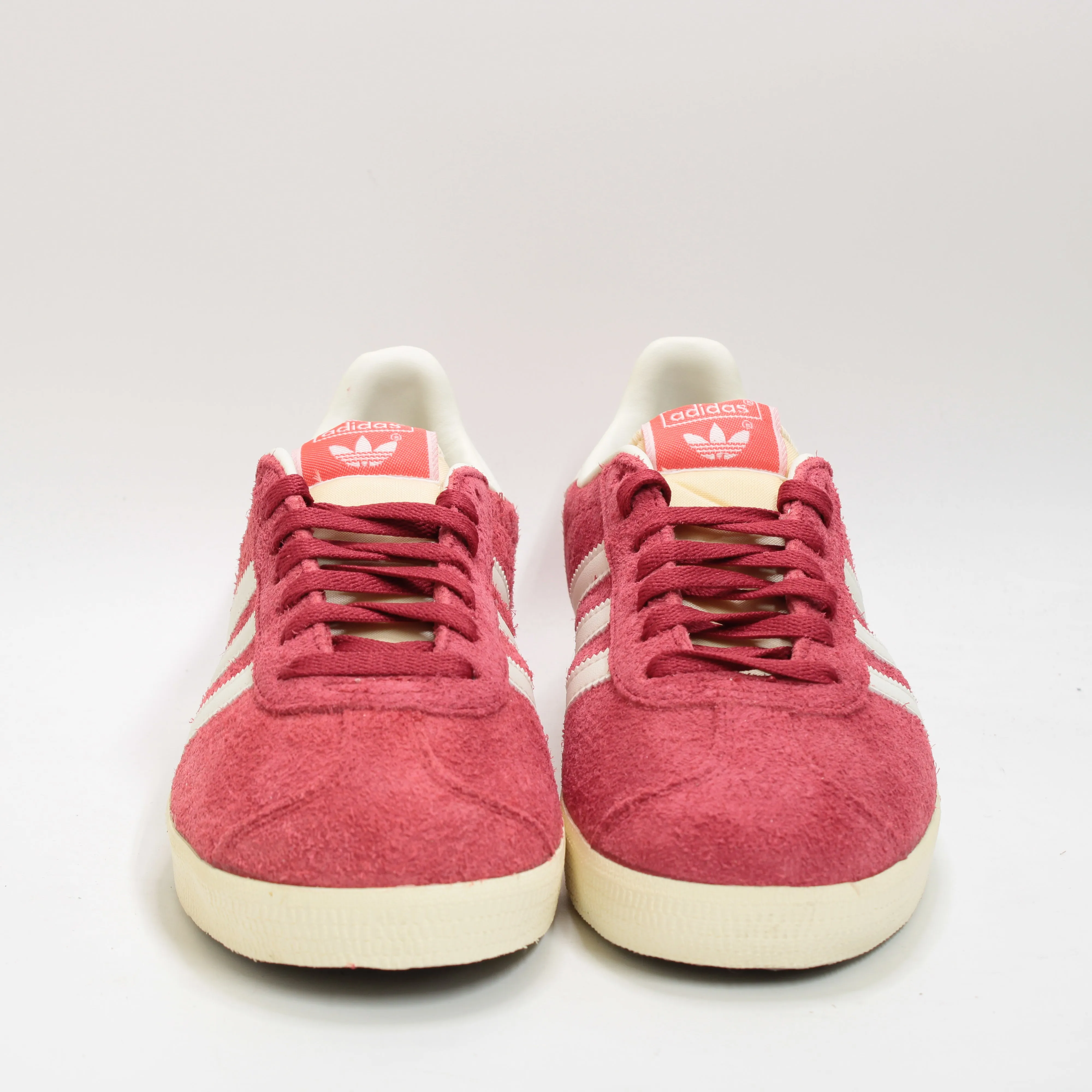 adidas Gazelle Trainers Team Victory Red Off White Cream White