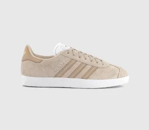 adidas Gazelle Trainers Wonder White Magic Beige White