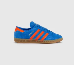 adidas Hamburg Trainers Bluebird Solar Orange Gum