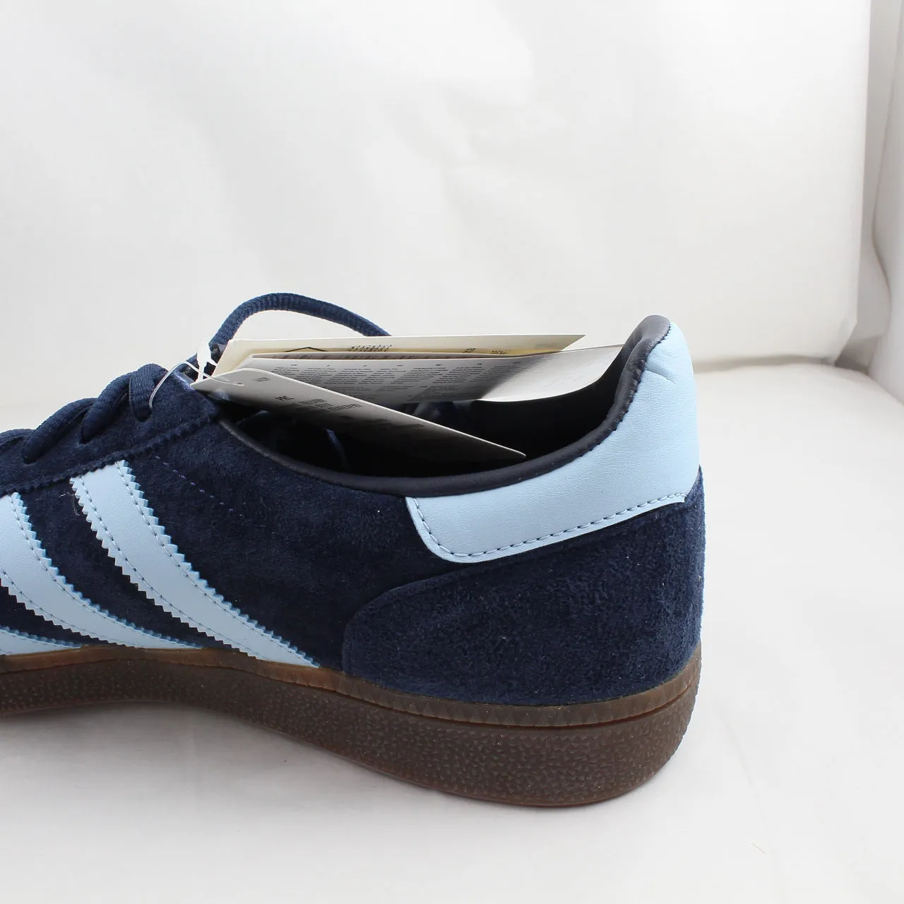 adidas Handball Spezial Collegiate Navy Clear Sky Gum Trainers