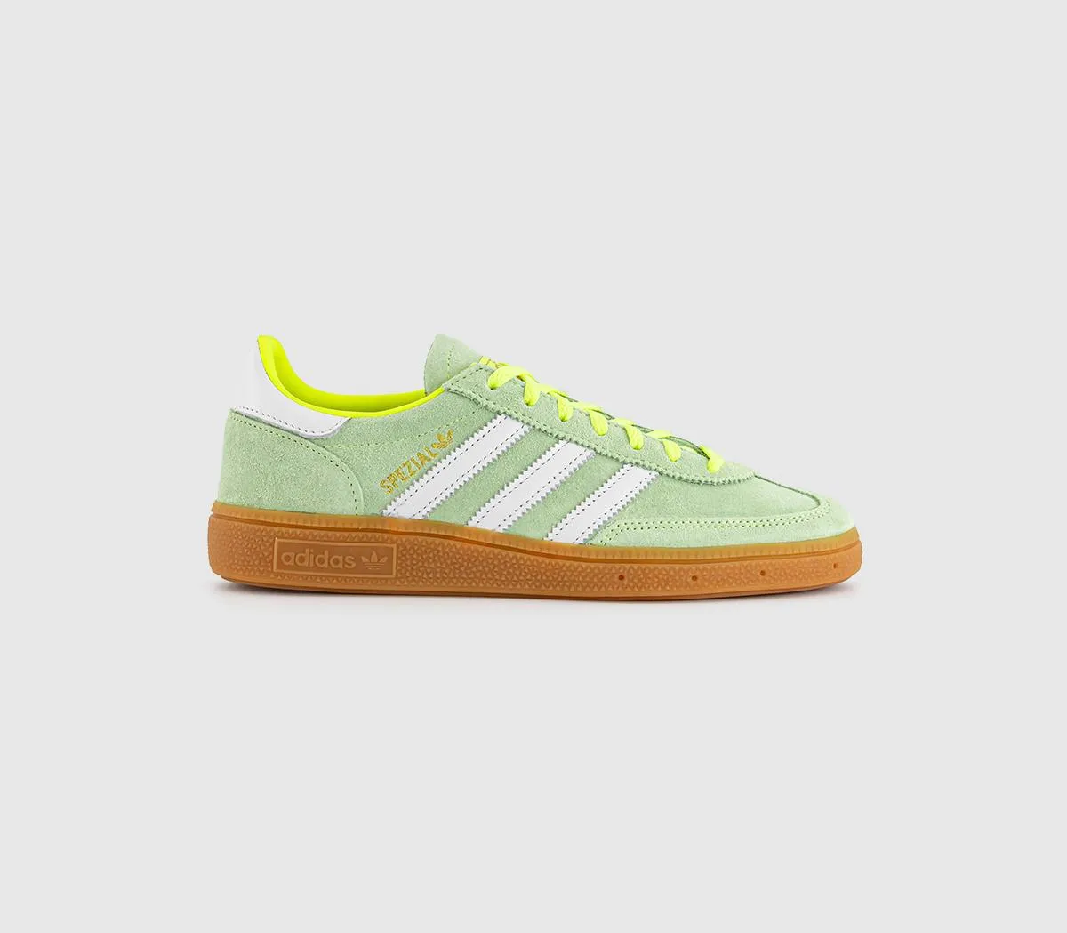 adidas Handball Spezial Trainers Solar Yellow White Gold Metallic
