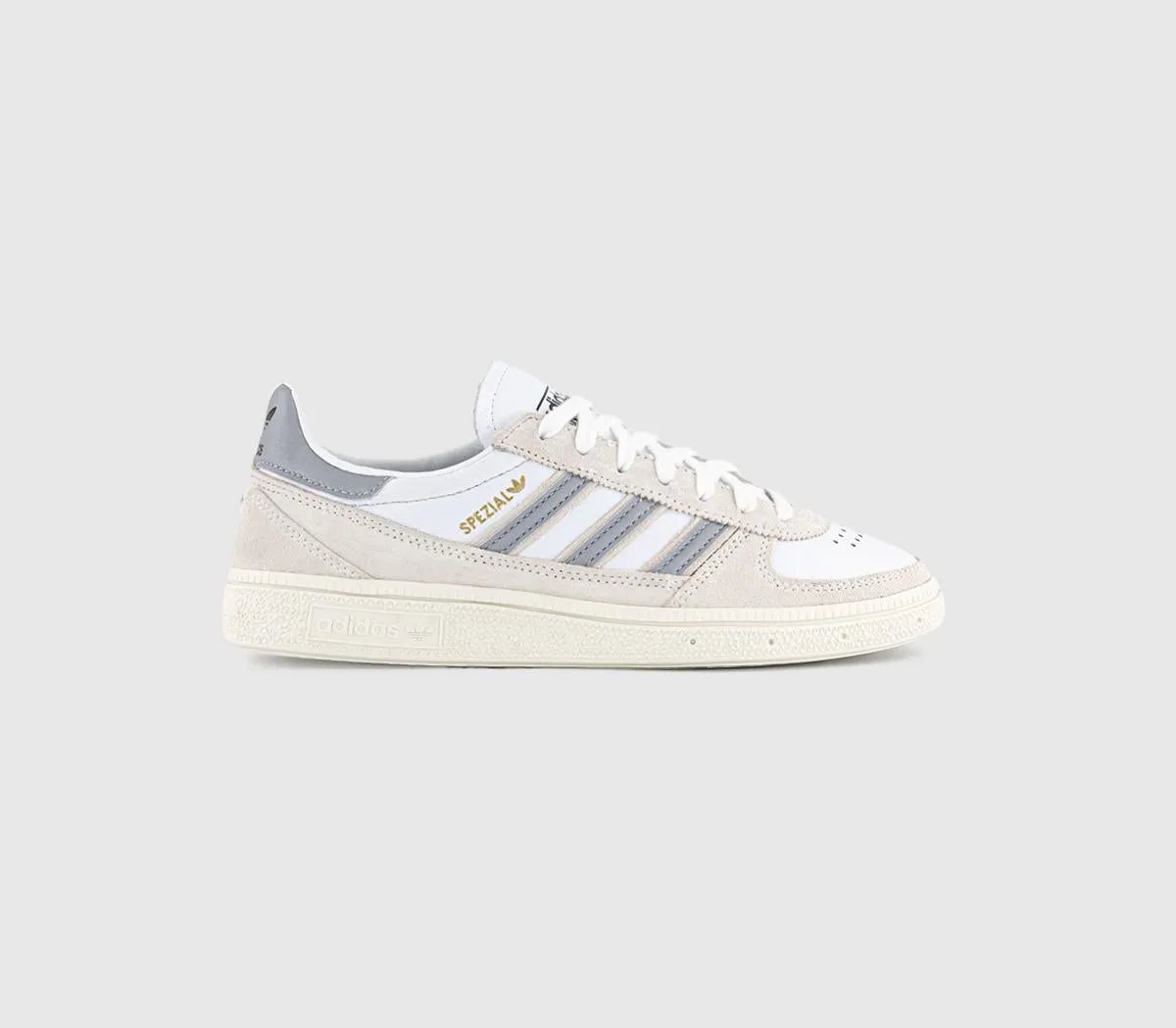 adidas Handball Spezial WM Trainers White Silver Metallic Off White
