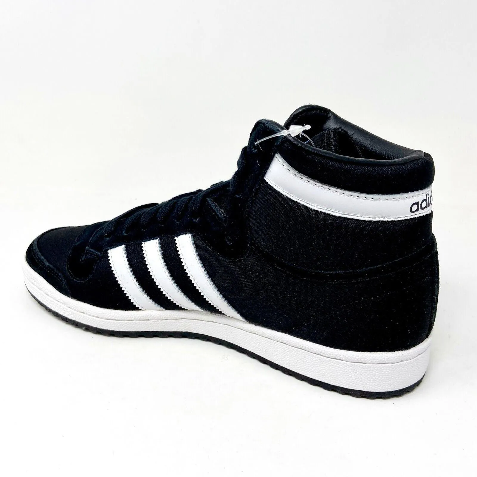 Adidas Originals Top Ten Hi Black White Mens Size 8 Retro Sneakers B27506