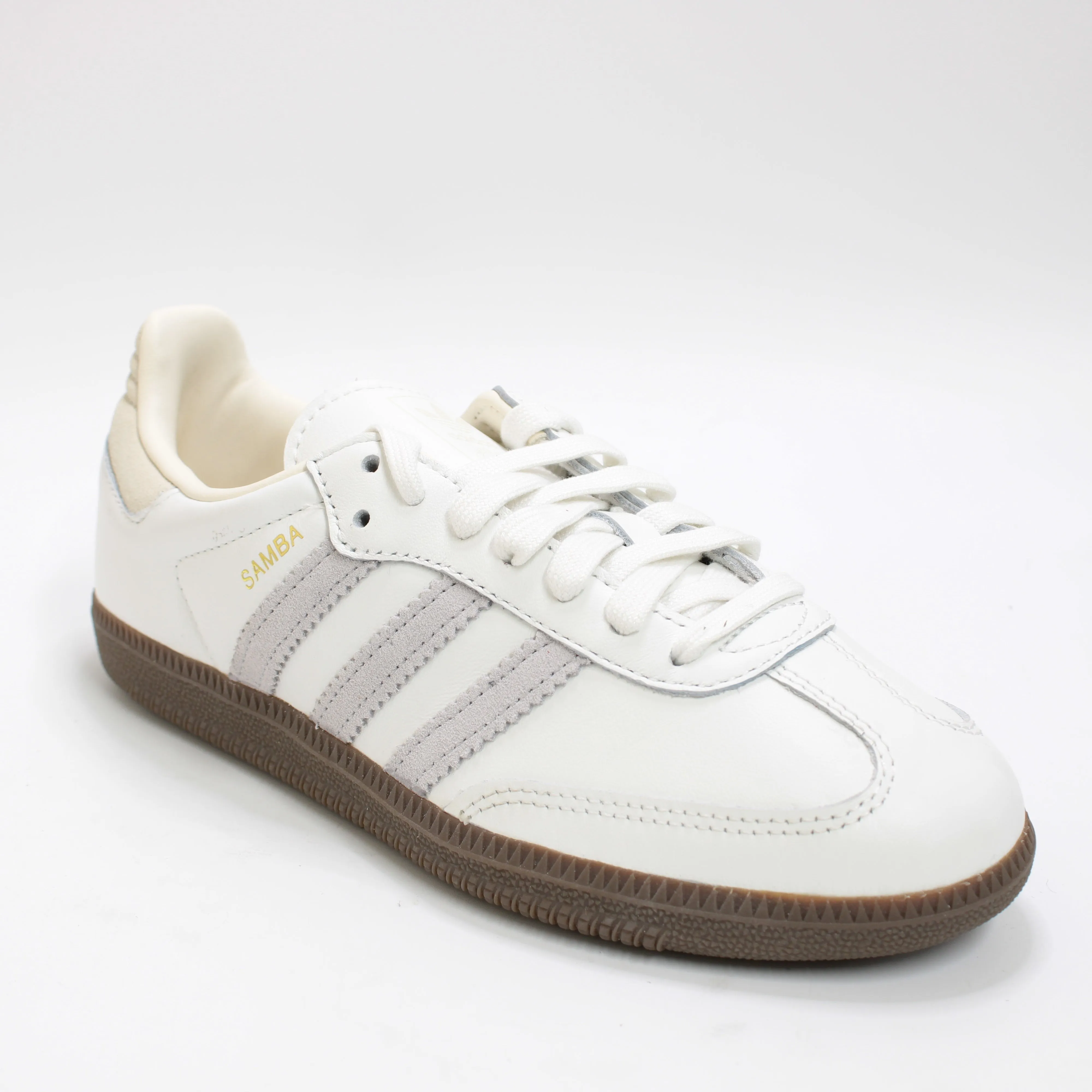 adidas Samba Og Trainers Core White Grey Two Cream White