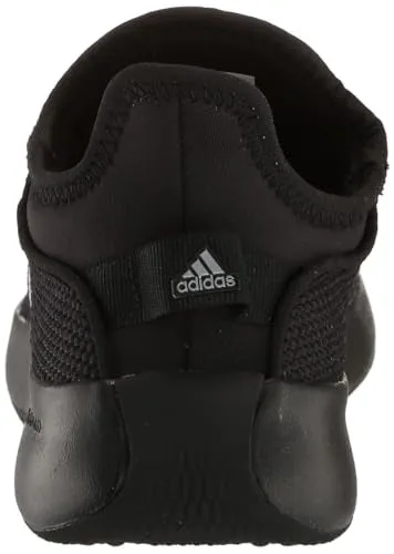 adidas Women's Cloudfoam Pure Sportswear Sneakers, Black/Iron Metallic/Black, 7