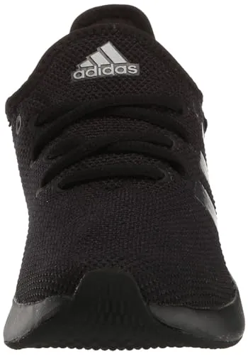 adidas Women's Cloudfoam Pure Sportswear Sneakers, Black/Iron Metallic/Black, 7