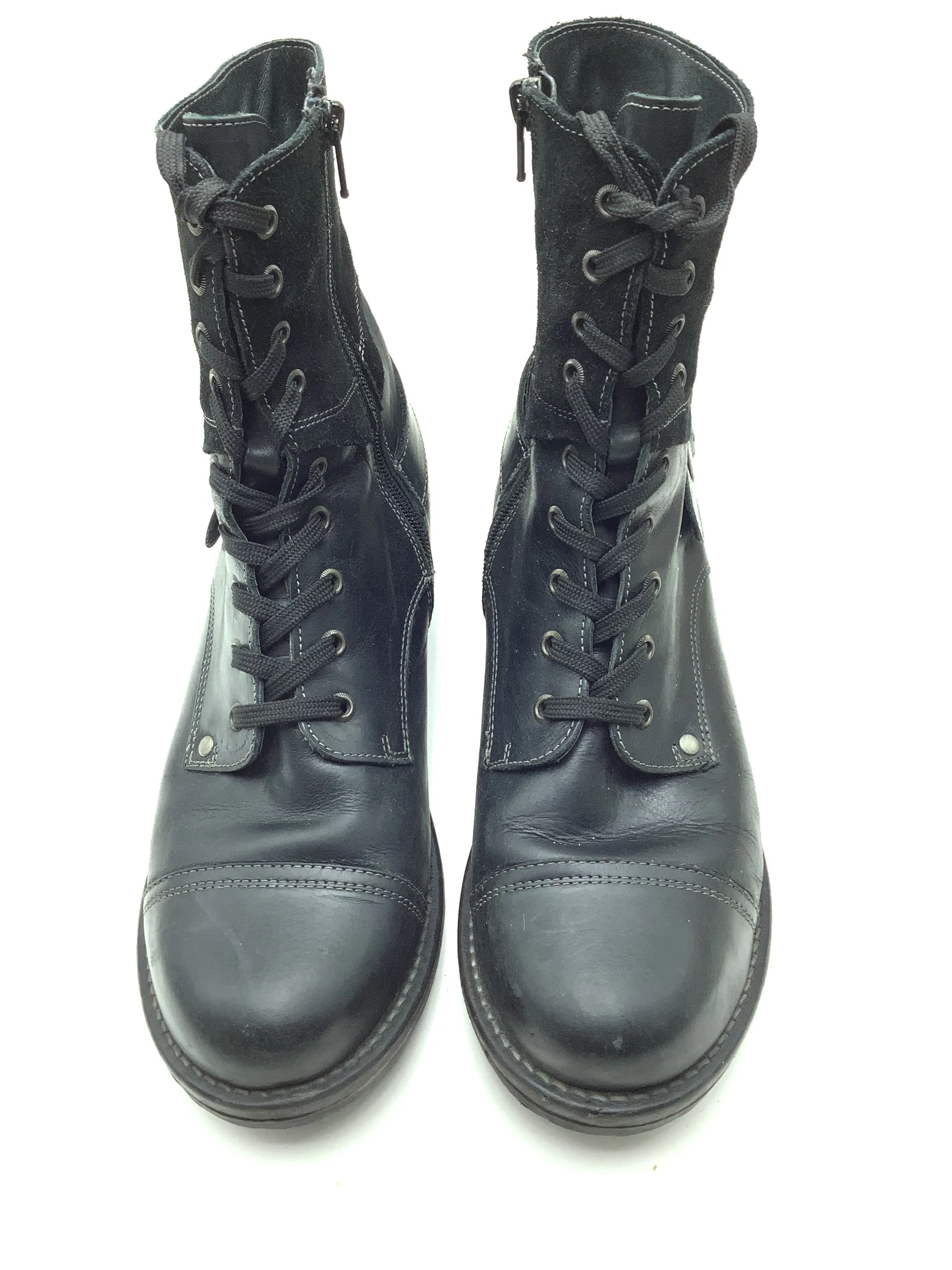 Aetrex Women's High Top Boots Leather Black Size: 41/10