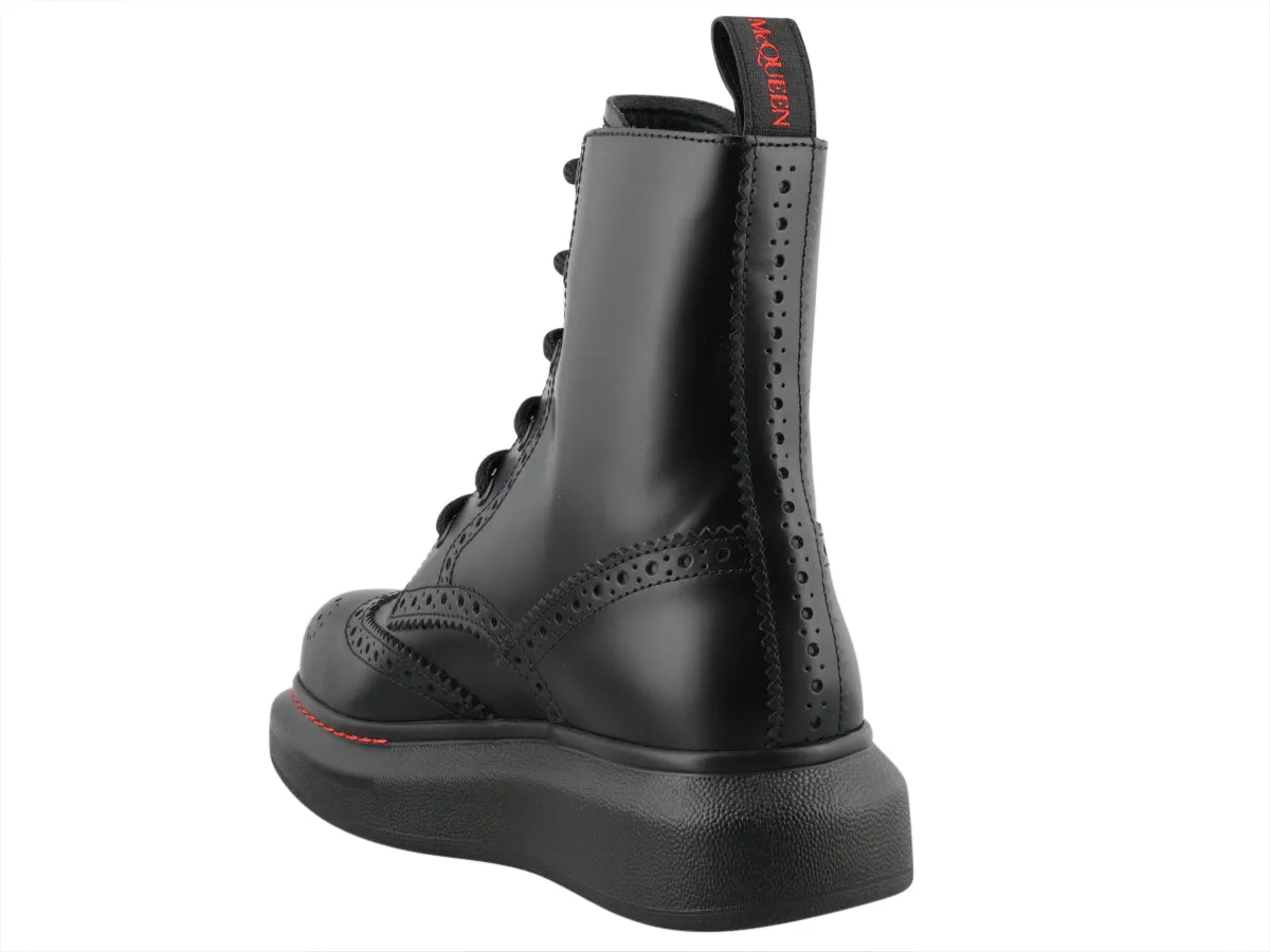 Alexander McQueen Hybrid Lace Up Boots