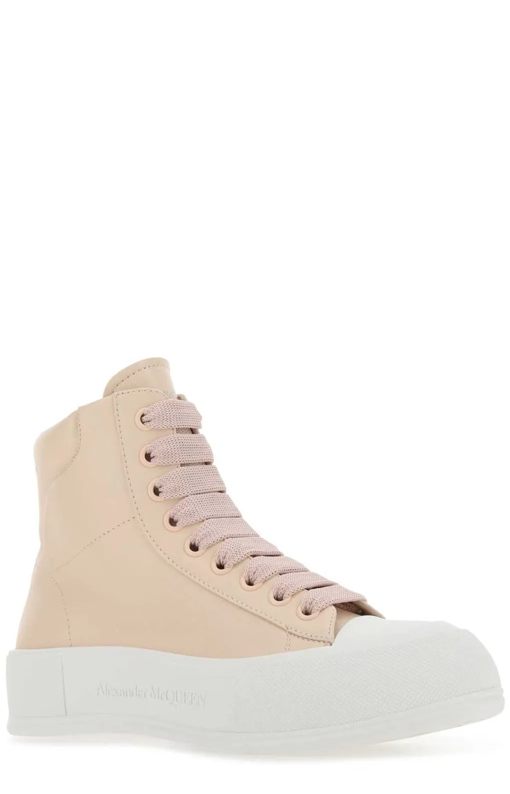 Alexander McQueen Logo High-Top Sneakers