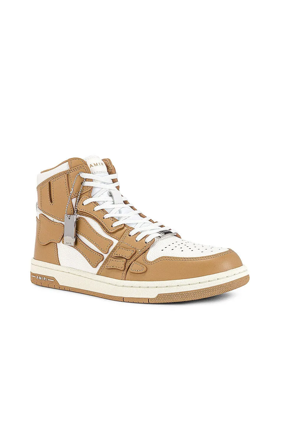 AMIRI SKEL LEATHER HIGH-TOP SNEAKERS