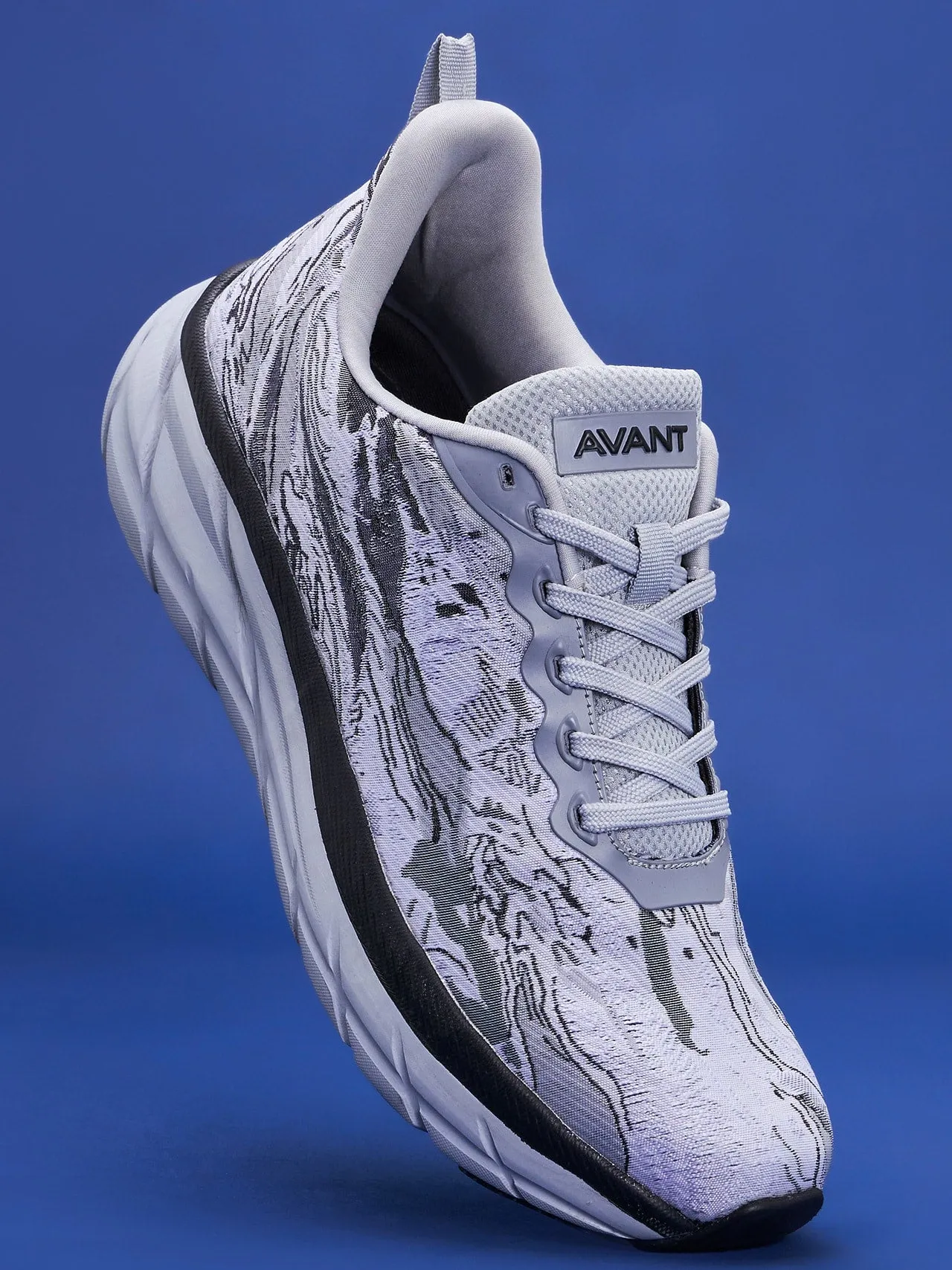 Avant Men's Storm Running Shoes- Grey/Black