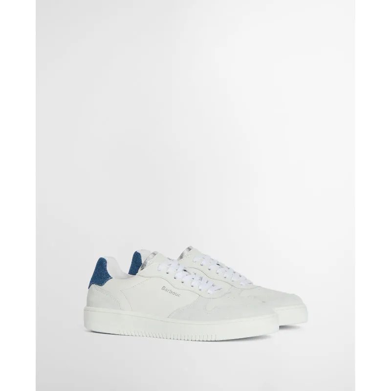 Barbour Celeste Ladies Trainers  - Chambray/White