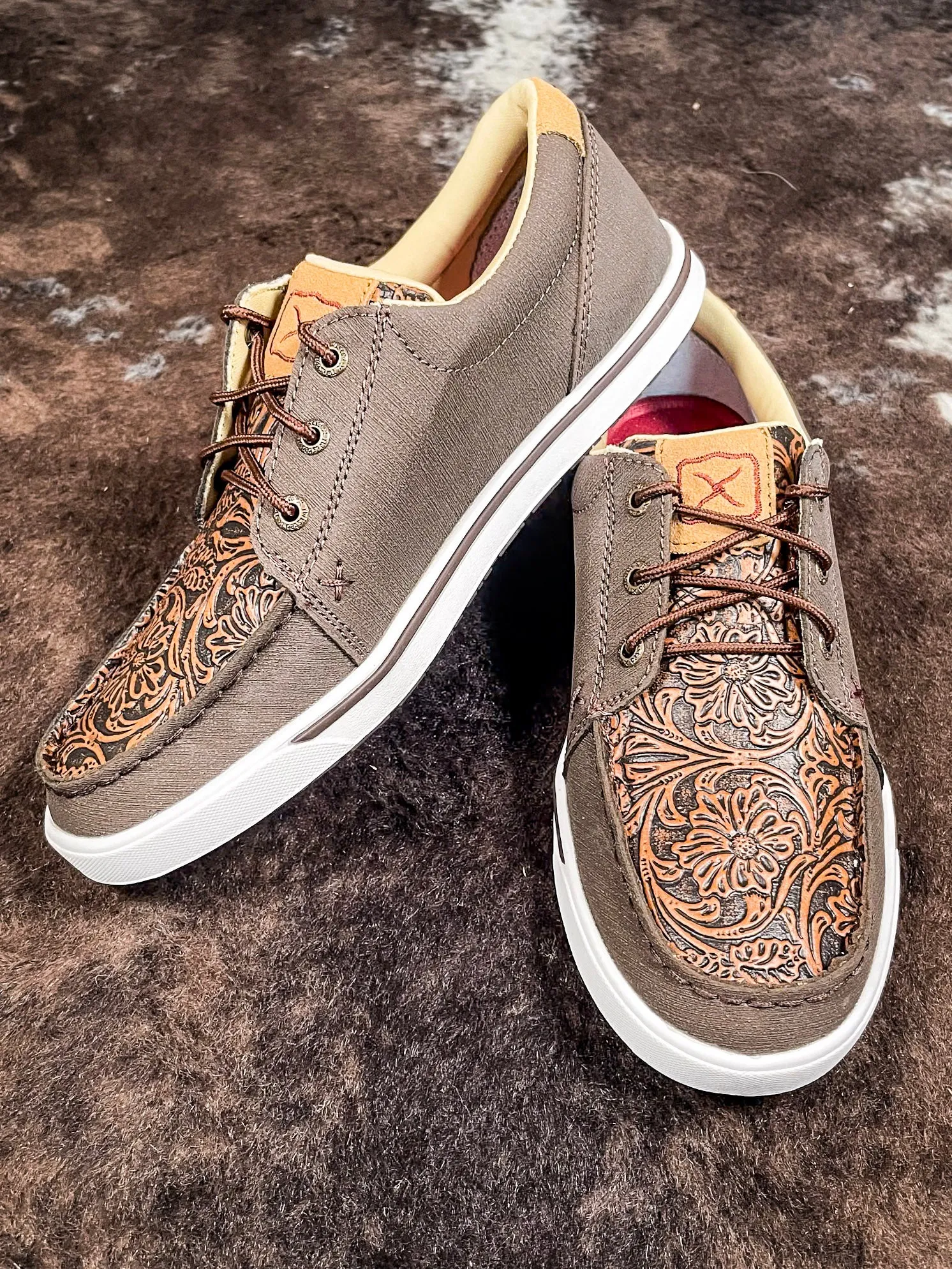 Bexley Twisted X Kicks - Cocoa & Tooled Brown