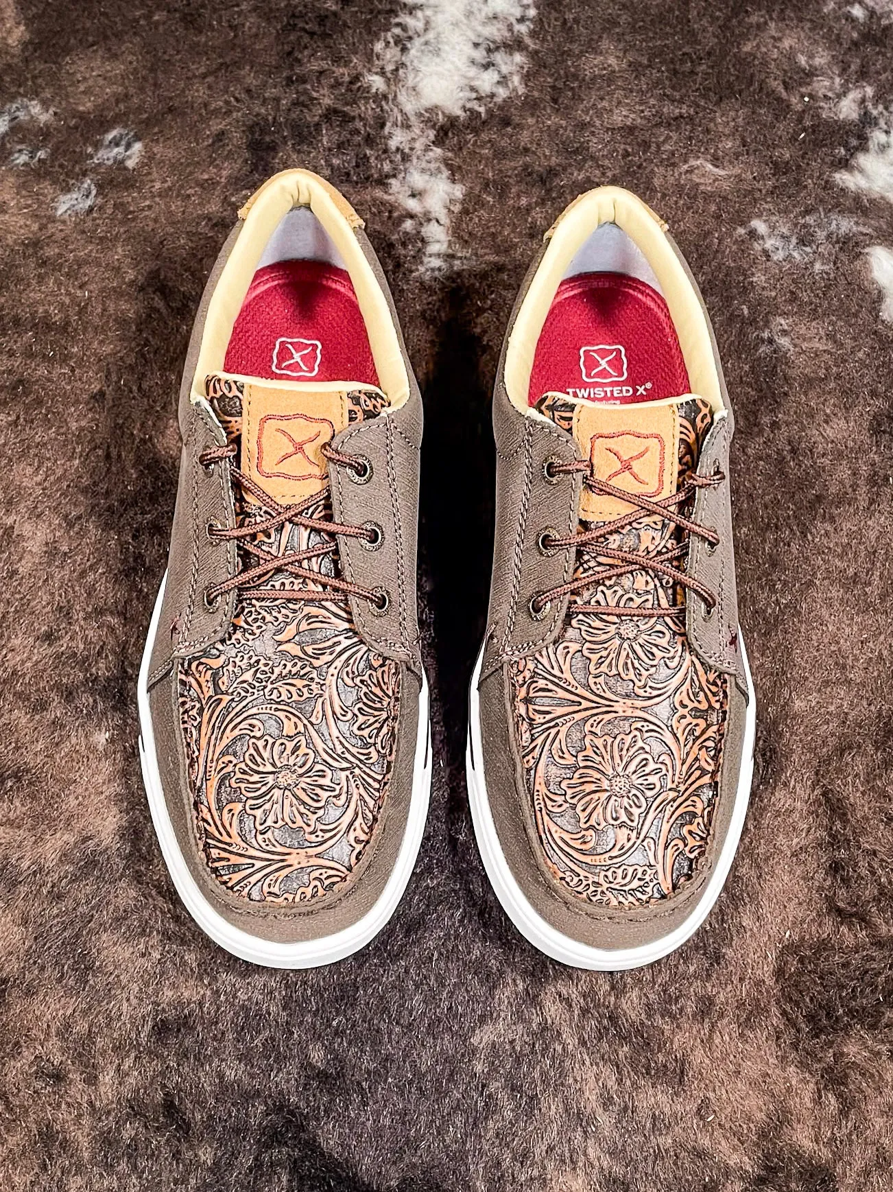 Bexley Twisted X Kicks - Cocoa & Tooled Brown