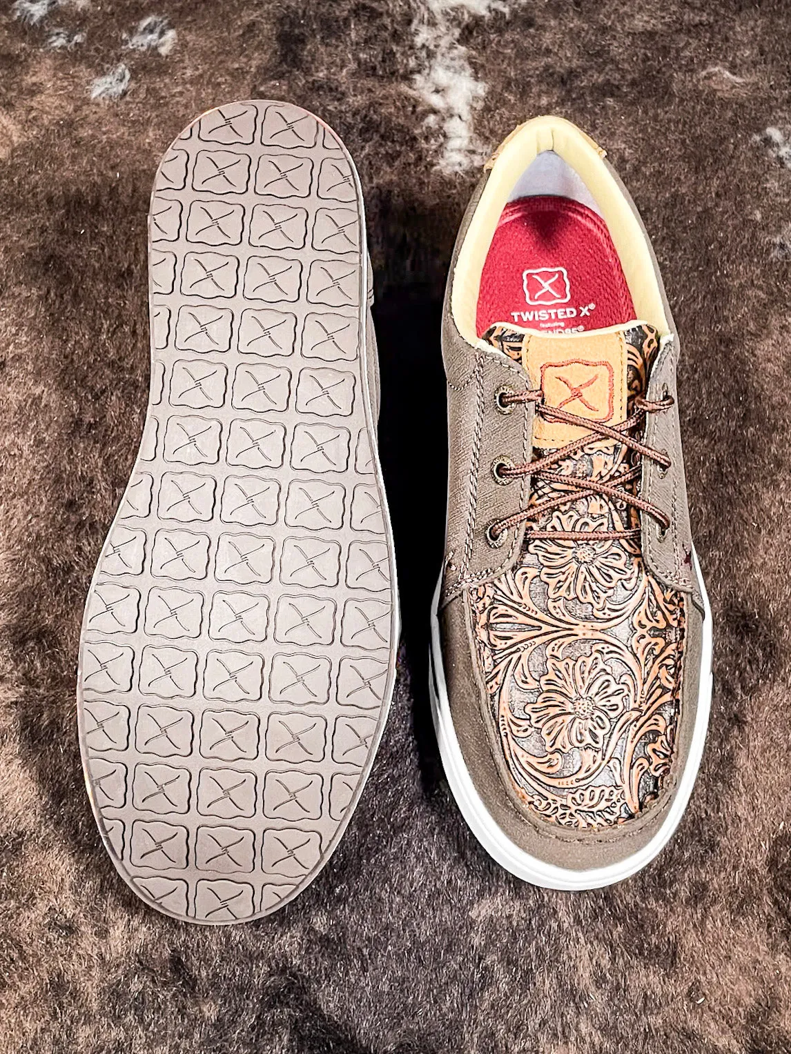 Bexley Twisted X Kicks - Cocoa & Tooled Brown