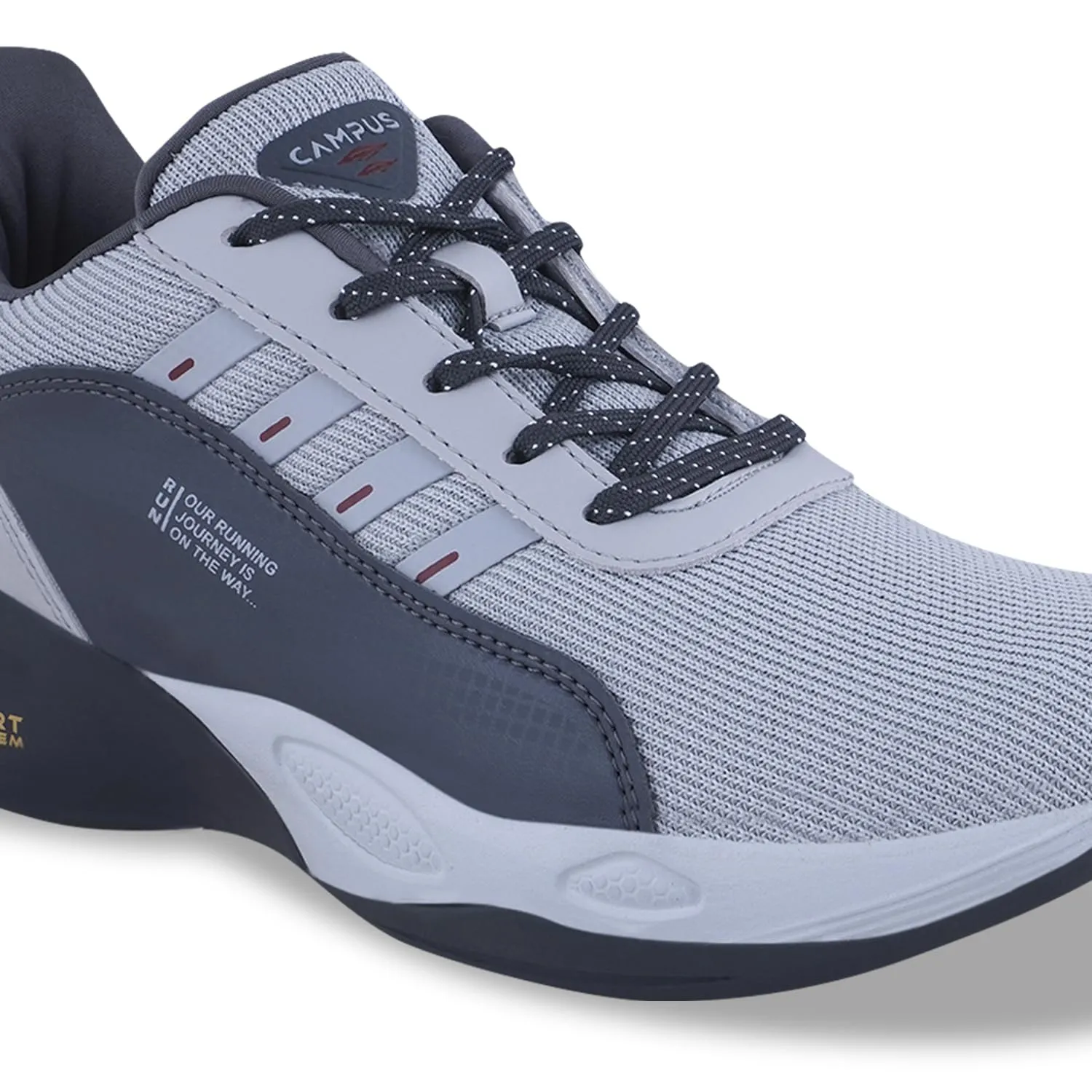 Campus Men's Terminator (N) Gry/D.Gry Running Shoes - 9UK 5G-846