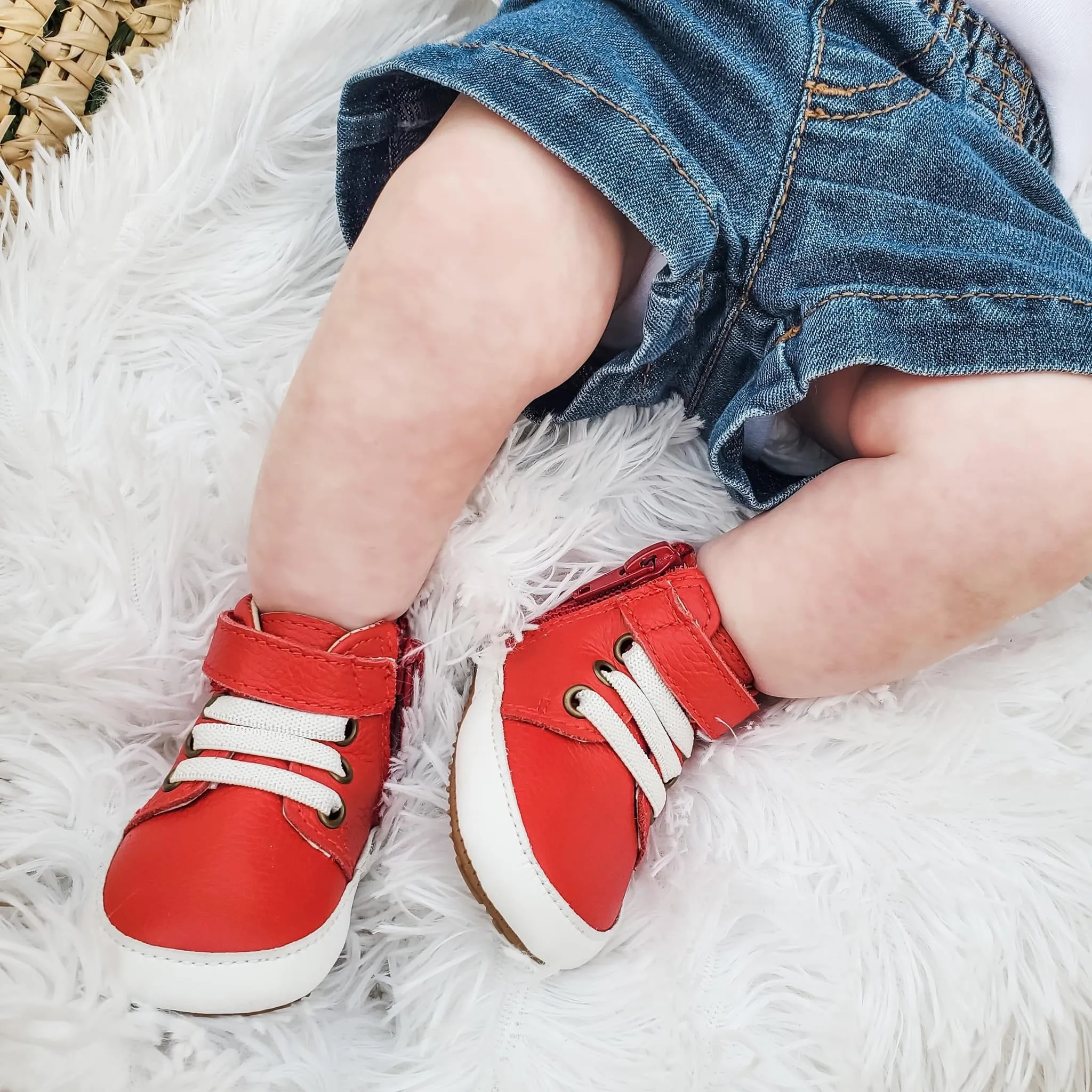 Cherry Red High Top Sneaks