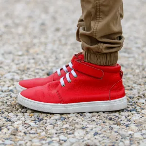 Cherry Red High Top Sneaks