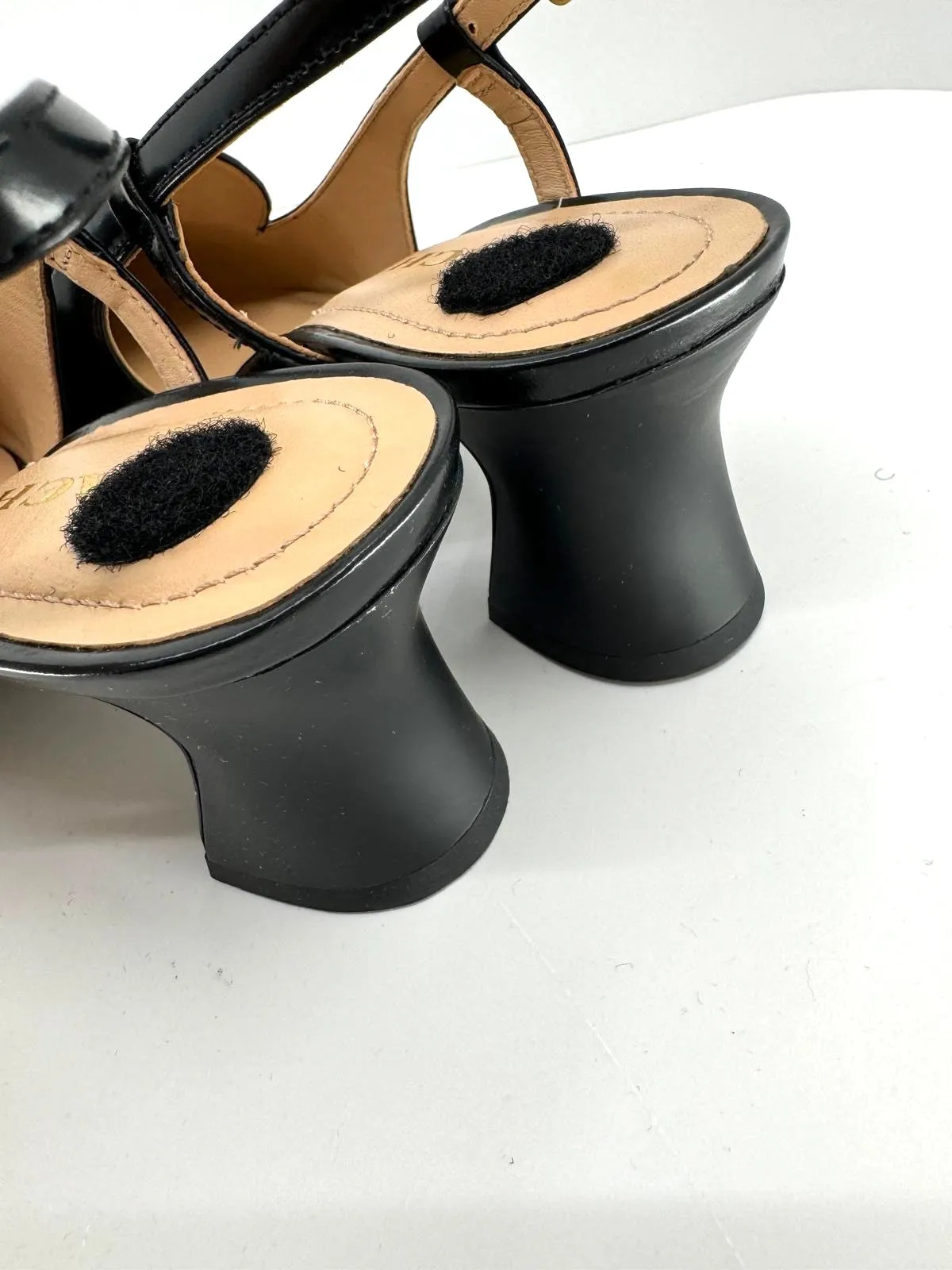 COACH NIKOLA HYBRID LEATHER SLINGBACK PUMPS