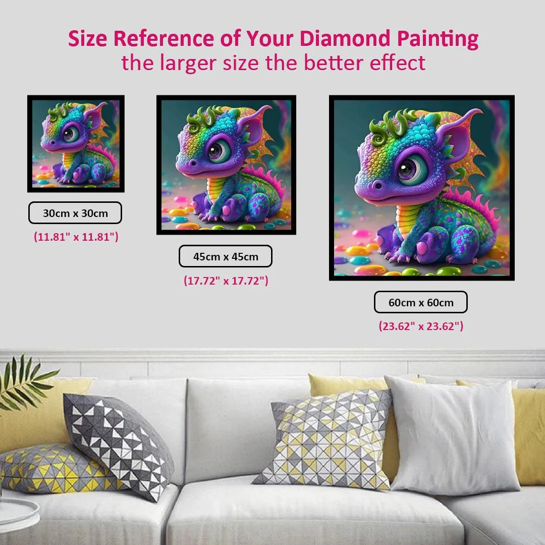 Colorful Baby Dragon