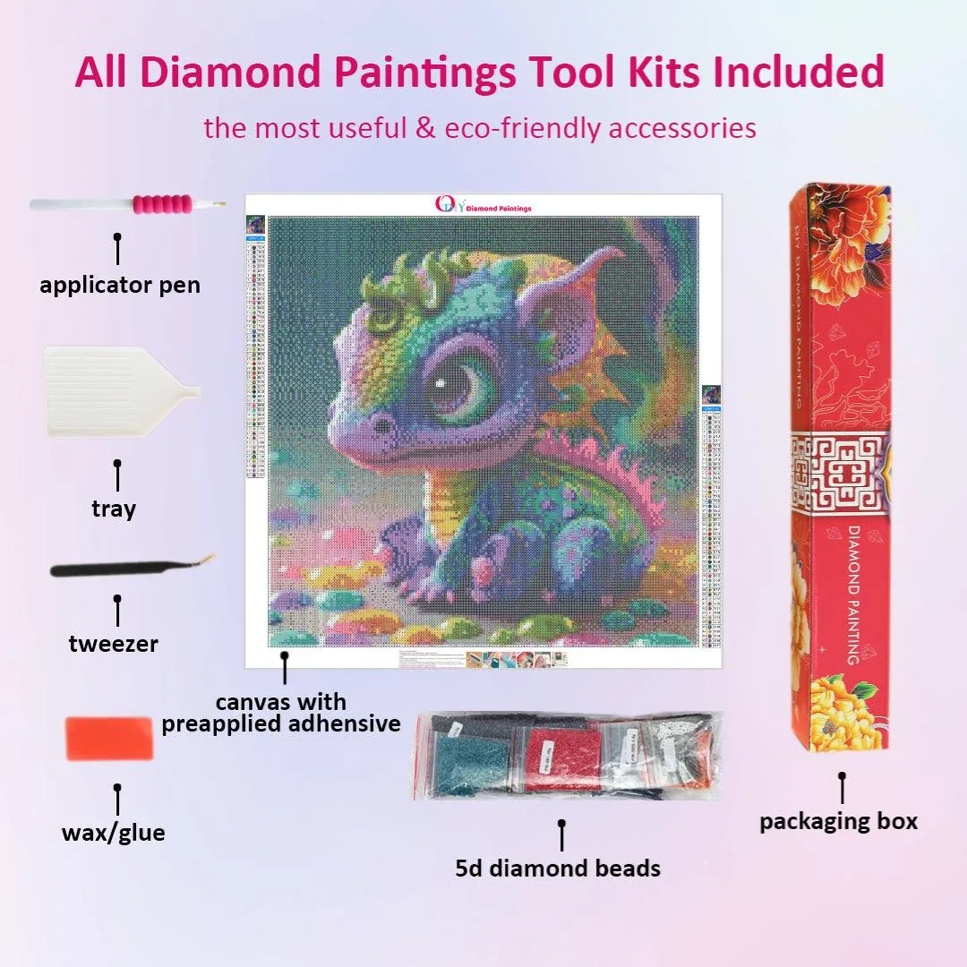 Colorful Baby Dragon