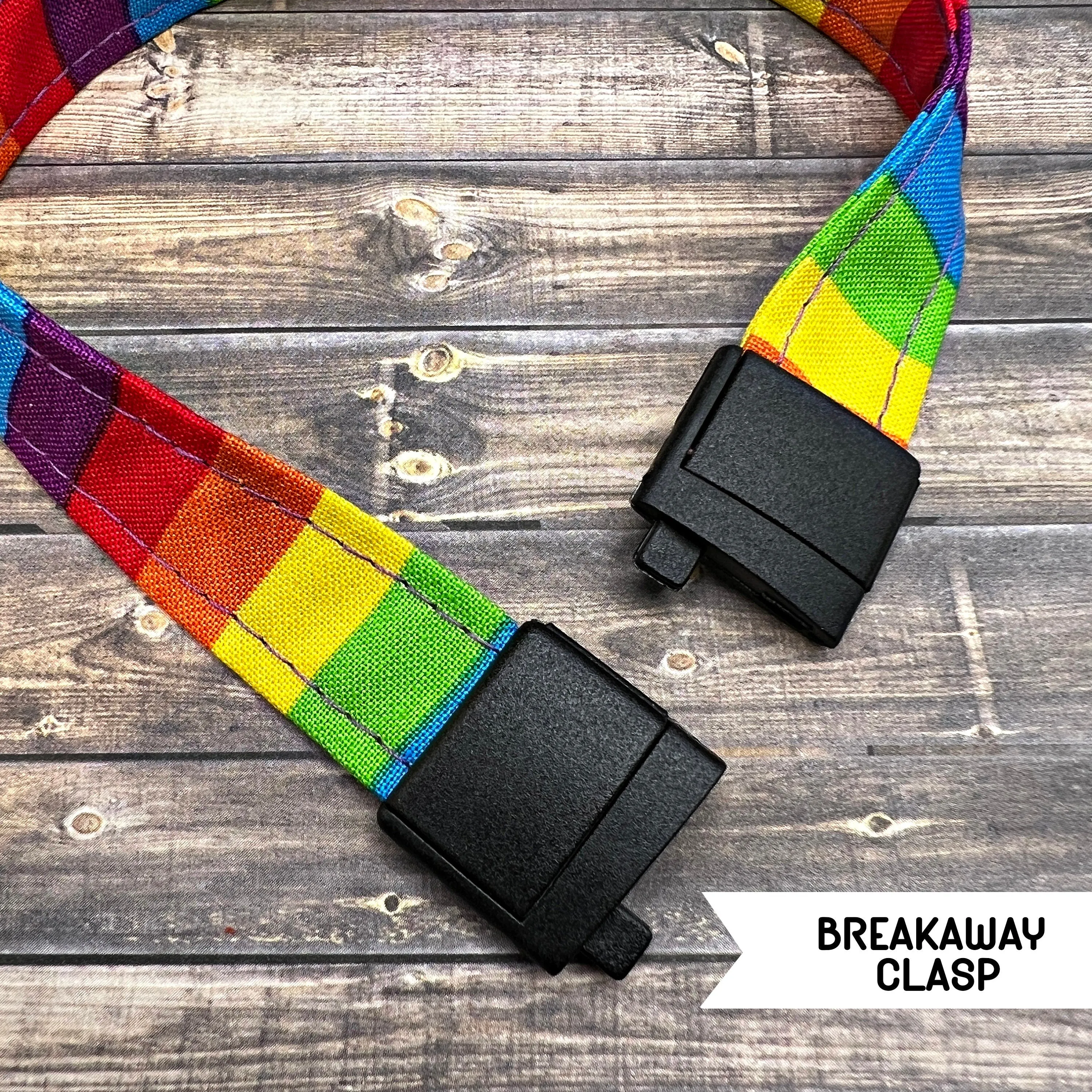 Colorful Cow Print 20" Lanyard