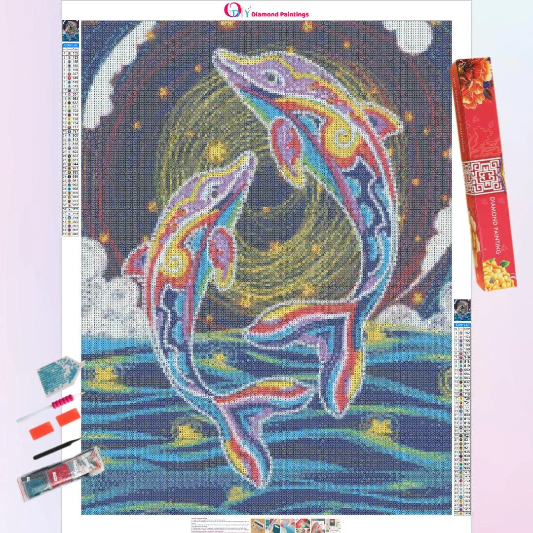 Colorful Dolphin