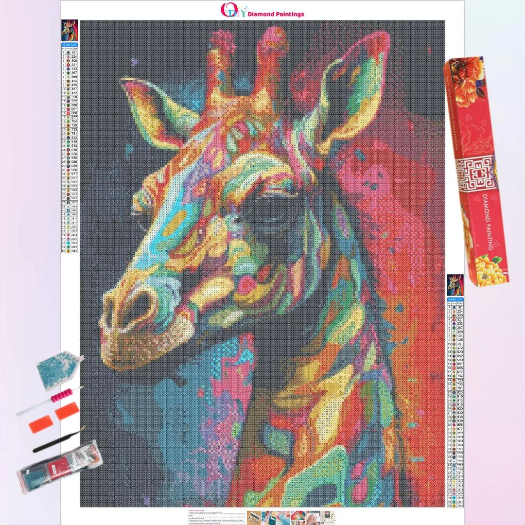 Colorful Giraffe