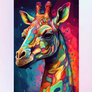 Colorful Giraffe