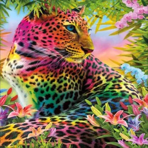 Colorful Leopard
