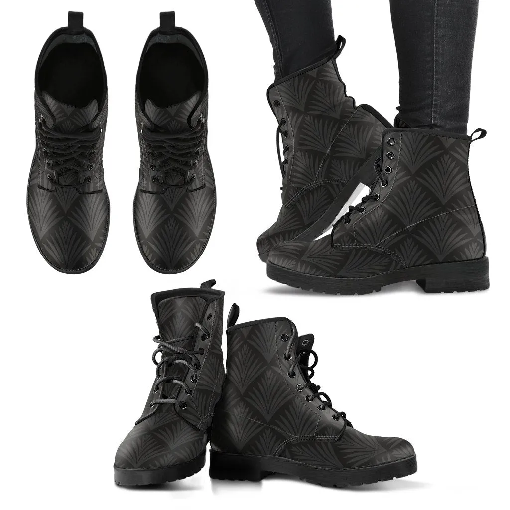 Combat Boots - Classic Pattern #103 | Unisex Boots, Custom Shoes, Hippie Boots, Lace Up Boots, 90s Boots, Women's Boots, Boots Men