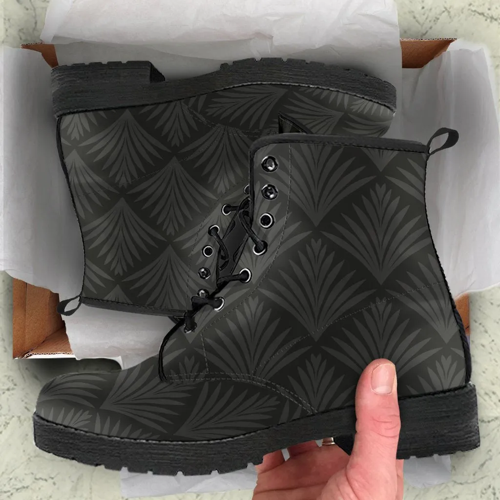 Combat Boots - Classic Pattern #103 | Unisex Boots, Custom Shoes, Hippie Boots, Lace Up Boots, 90s Boots, Women's Boots, Boots Men