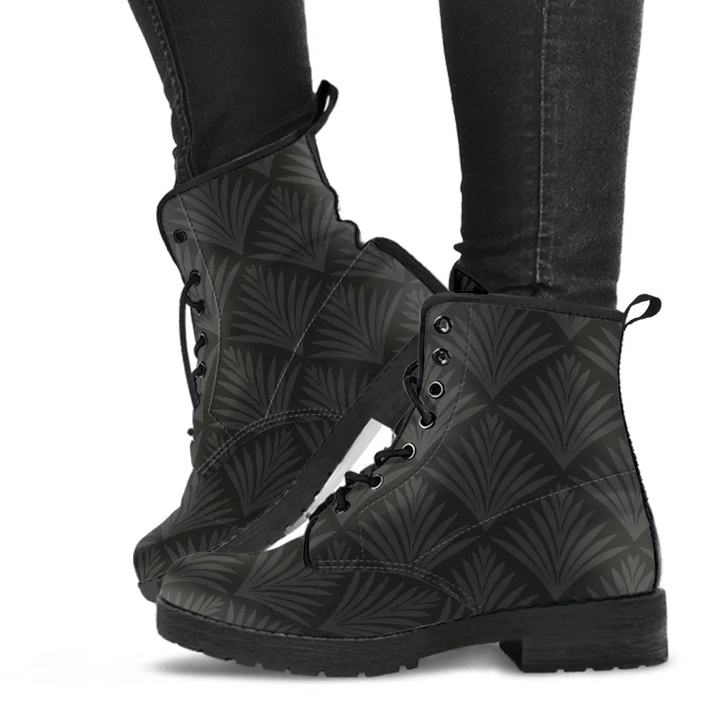 Combat Boots - Classic Pattern #103 | Unisex Boots, Custom Shoes, Hippie Boots, Lace Up Boots, 90s Boots, Women's Boots, Boots Men