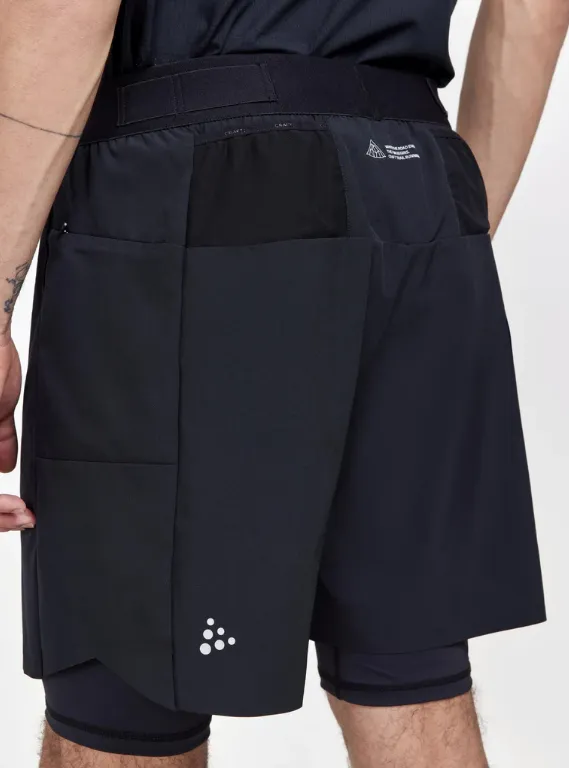 Craft Men's PRO TRAIL RUNNING 2-IN-1 SHORTS