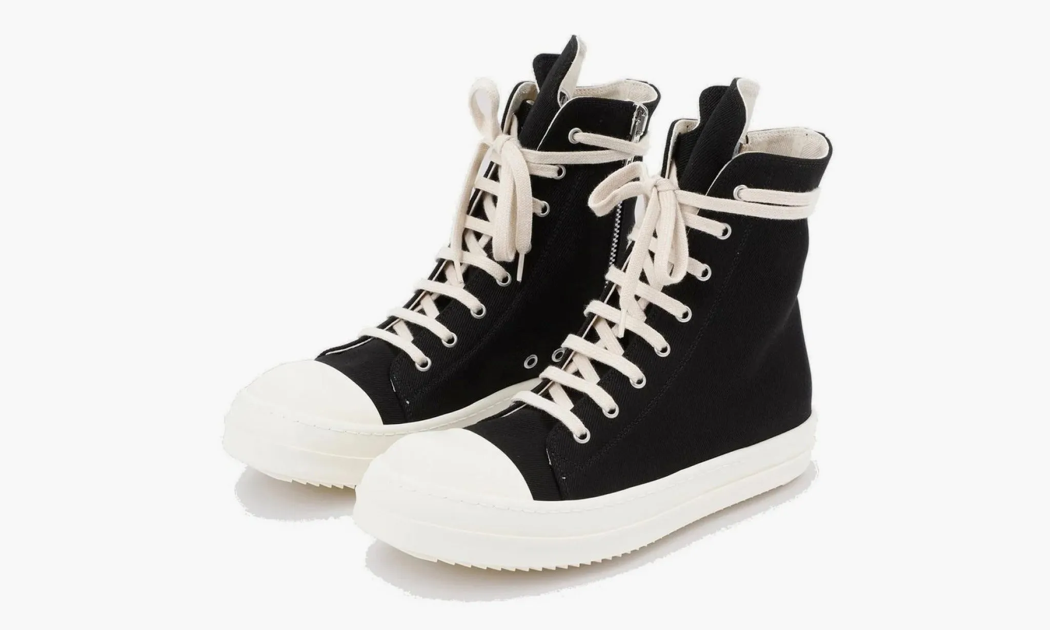 DRKSHDW High-Top Zipped Sneakers “Black”